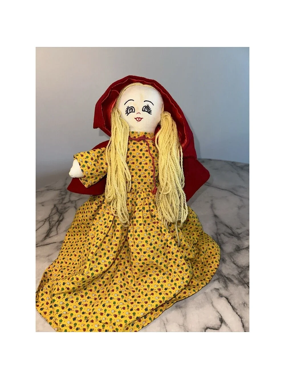 Little Red Riding Hood Handmade 3in1 Doll Big Bad Wolf & Grandma 16
